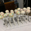 Soportes de exhibición de acrílico 21 agujeros Cake Pop Clear